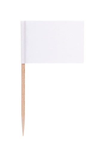 Drapeau Pique Blanc 2.5/4Cm 35012 500Pcs