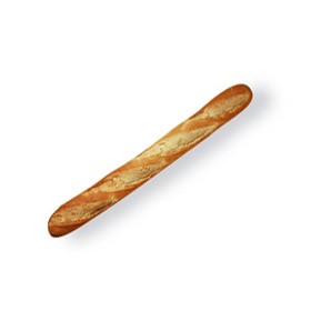[P1555] Pastridor Stokbrood Wit  57Cm 28X270G