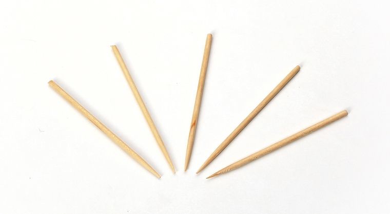 Tandenstokers Hout/Verpakt 1000St