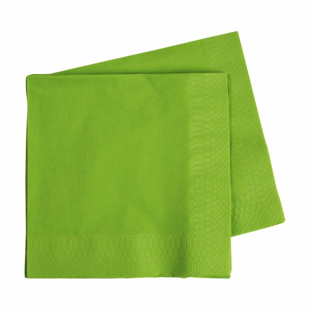 Serviet 20X20 P2P Limegreen 125St