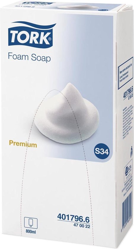 [470022] Tork Savon Mousse Luxury S34-6X800Ml