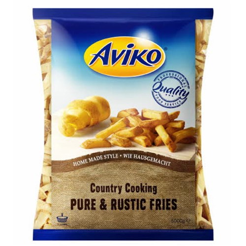 Aviko Friet Pure & Rustic 4X2.5Kg