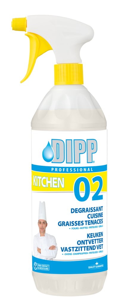 Dipp 02 Dégraissant Cuisine 1L Spray