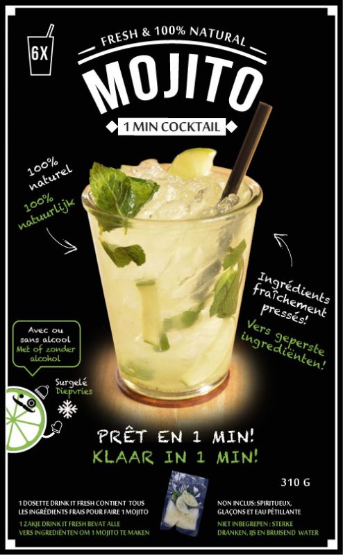 Drink It Fresh Mojito Cocktail 20St