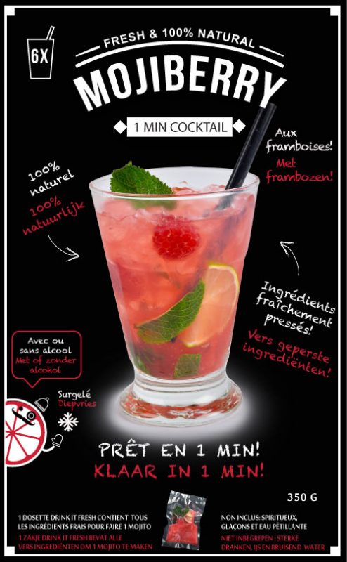 [DVCOCKT02] Drink It Fresh Mojitoberry Cocktail 20St