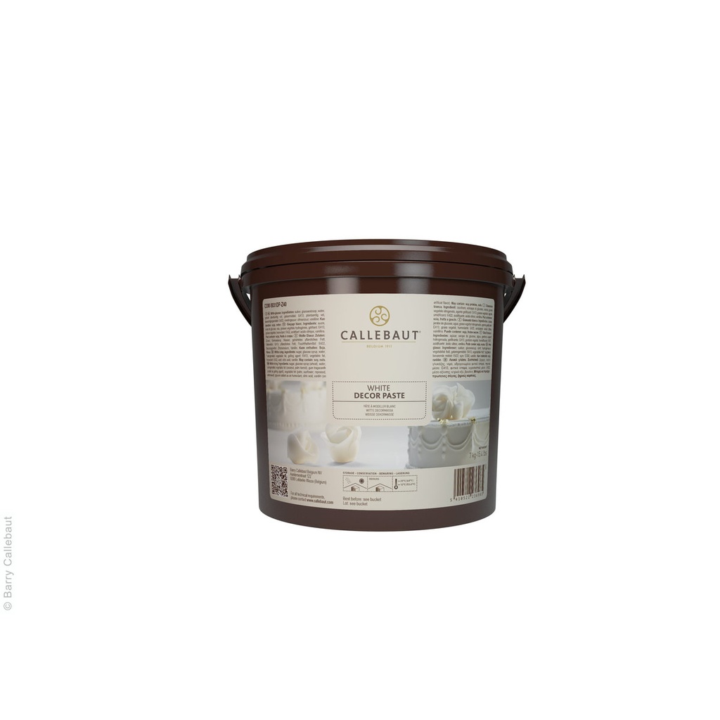 Callebaut Pâte De Décoration Blanche 7Kg