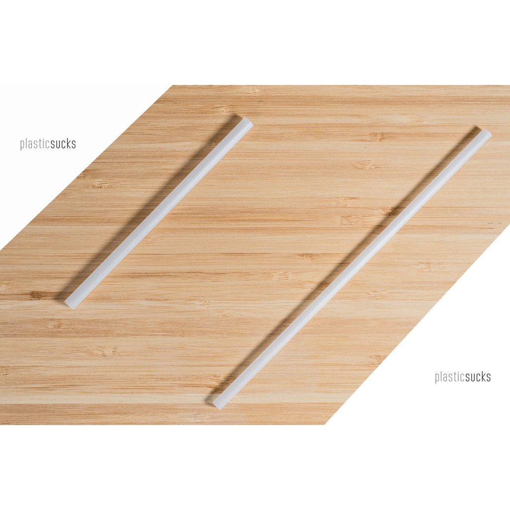 [ps1407] Drinkrietjes 14Cmx7Mm Wit 500St