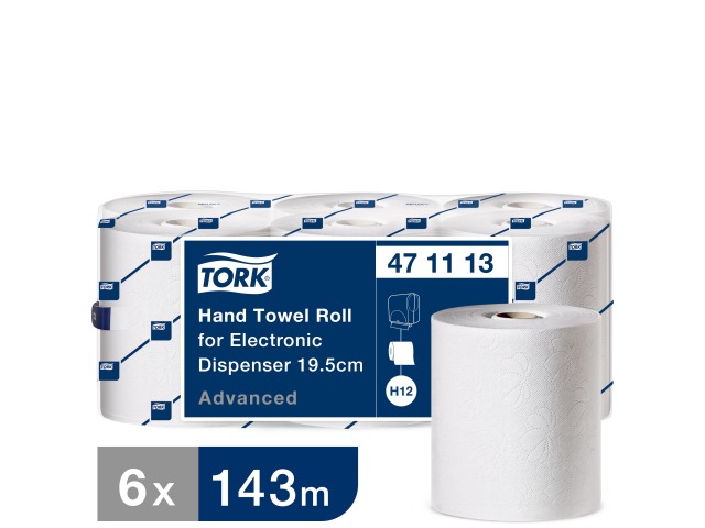 Tork Handdoekrol 19,5Cm H12 6 Rollen 471113