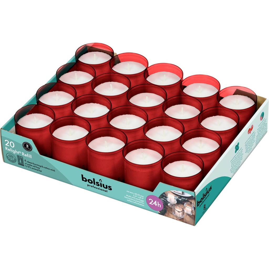 [99941] Bolsius Relight Navulling 30U 80St