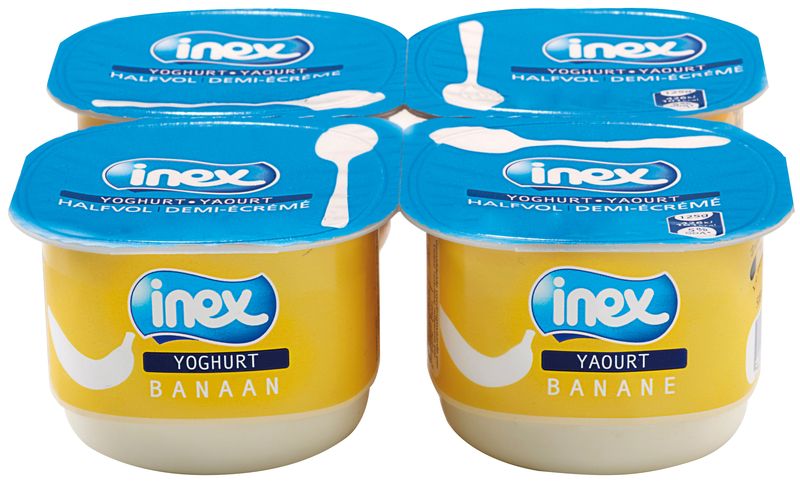 Inex Yoghurt Fruit Aroma 125G Banaan