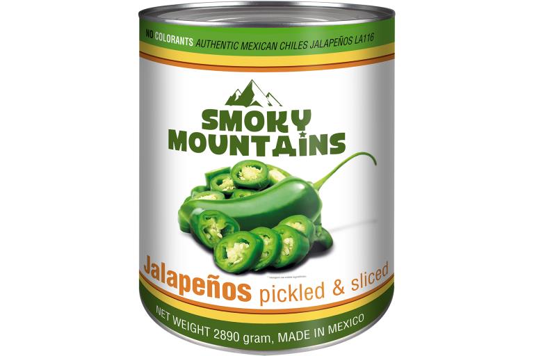La Streetfood Sliced Jalapenos, Pickled 2.89Kg