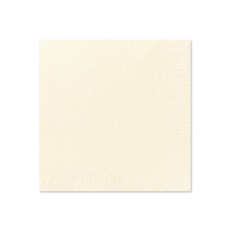 [210037.28] Serviette Crème 25X25 2 Plis 200Pcs