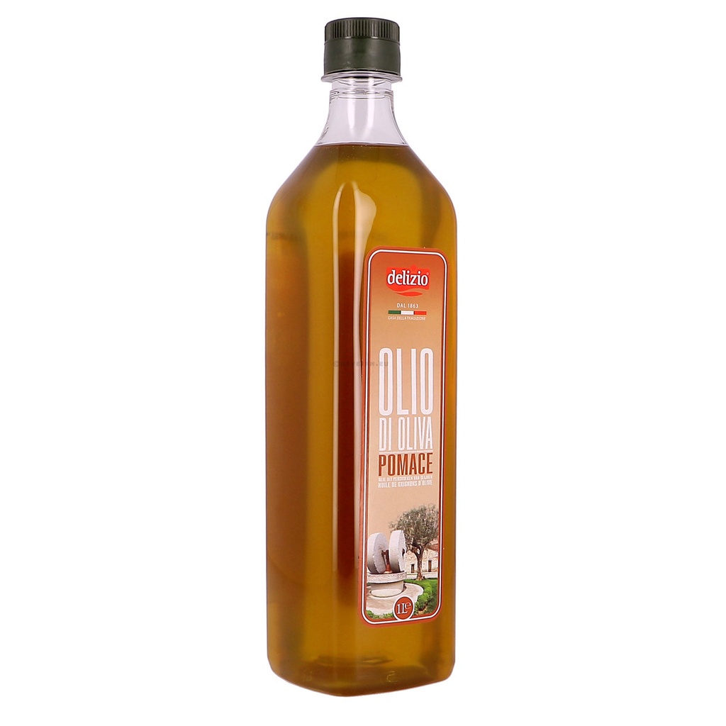 [VP115] Delizio Huile D'Olive Pomace 1L Préparation À Chaud