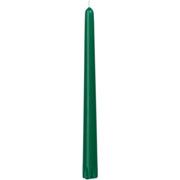[351325] Kaarsen Gotisch Groen 25Cm 50St 7Uur