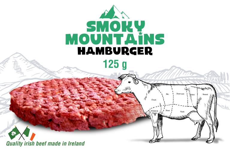 [LA893] La Streetfood Smoky Mountains Hamburger 40X125G