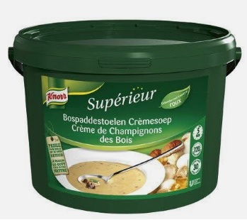 [780803] Knorr Soep Bospaddestoelen Creme 3Kg