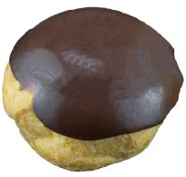 Pruvé Mini Soes Gele Room Chocoladetopping 48St