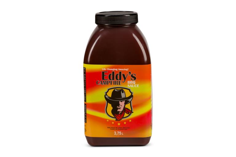 [LA1711] La Streetfood Campfire Bbq Sauce Eddy'S 4X3.75L