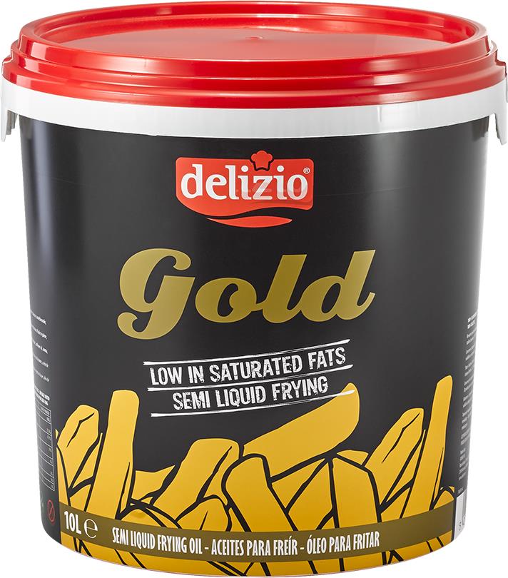 [VP148] Delizio Chef Gold Half. Frituurolie 10L