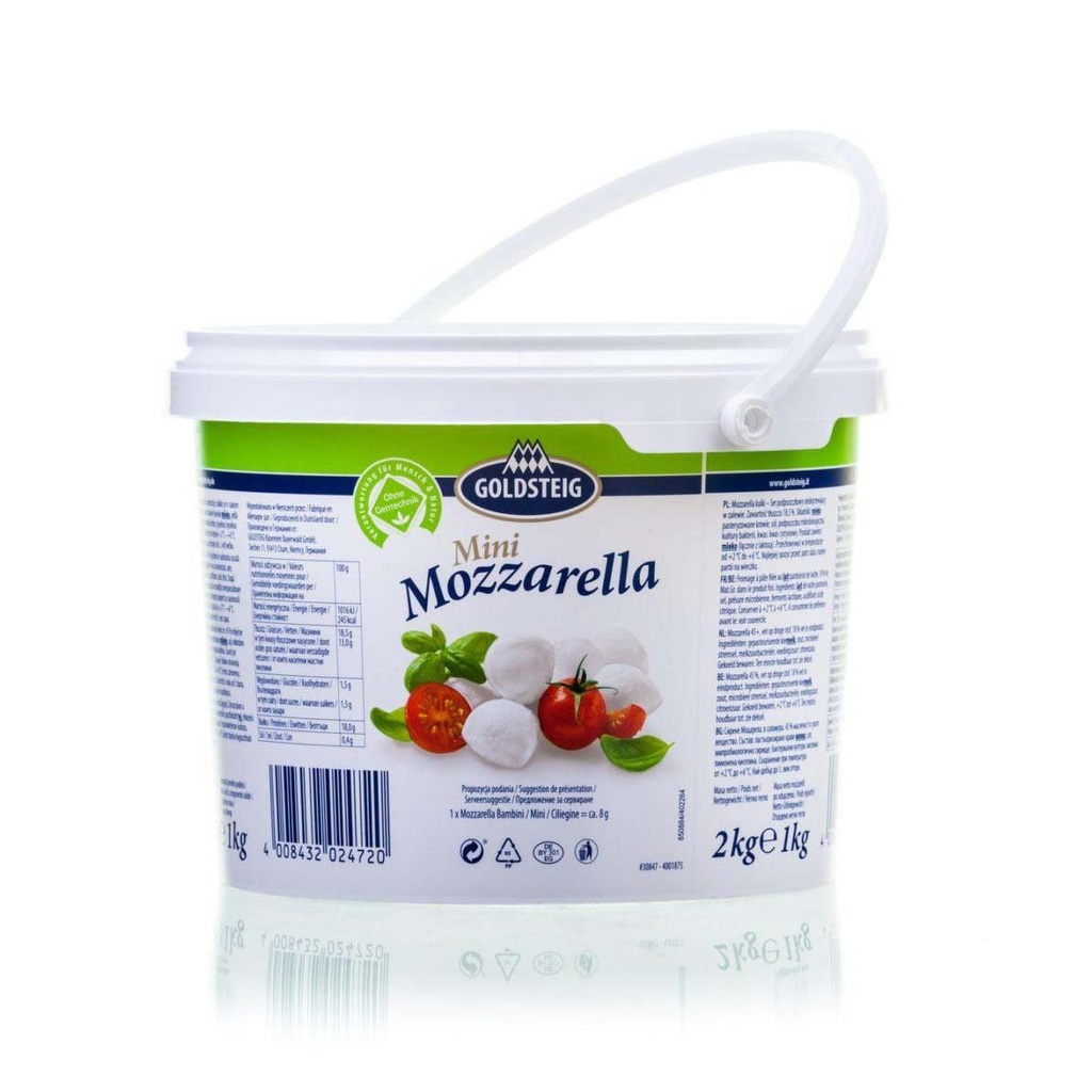 Mozzarella Mini 1Kg Emmer Goldsteig