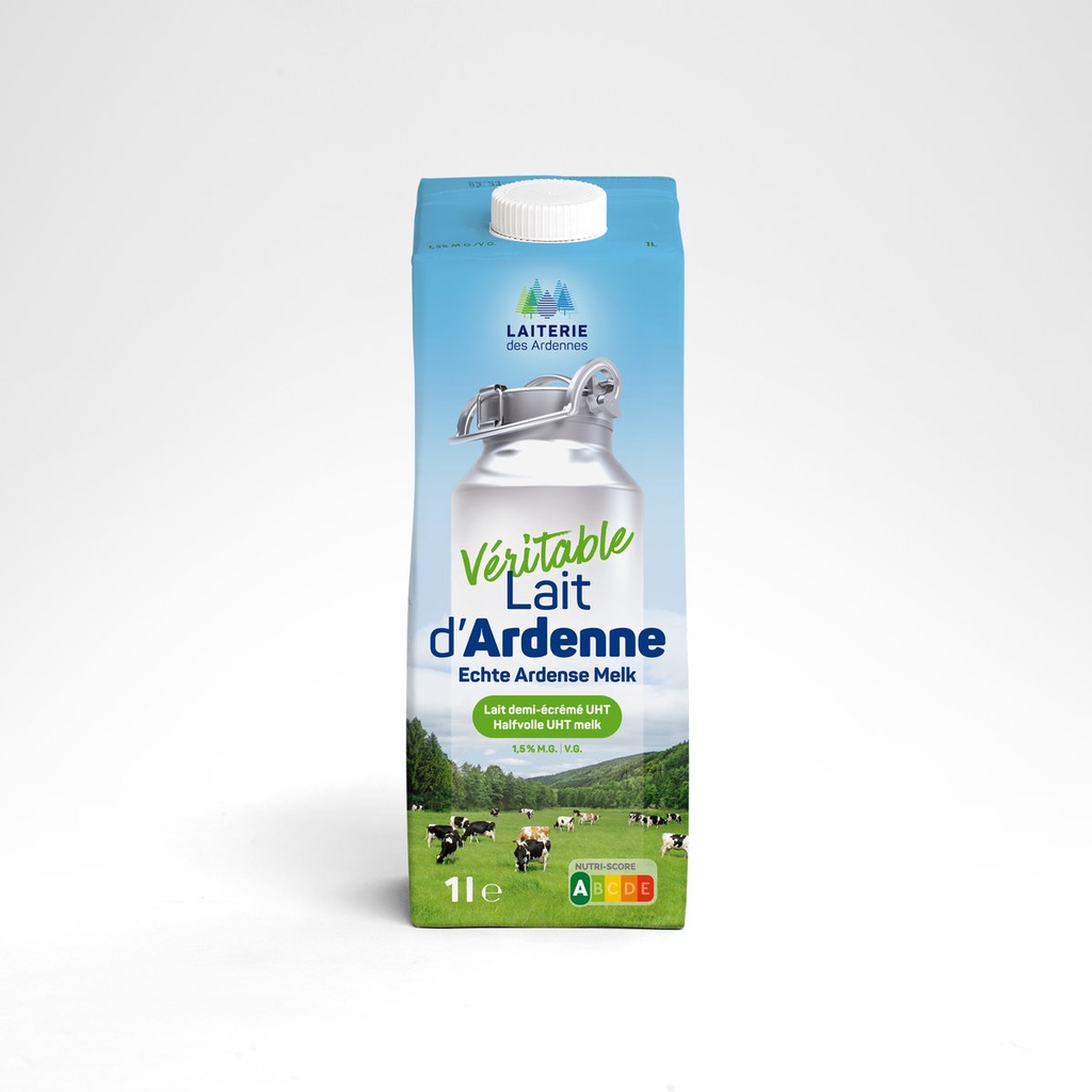Ardennais Lait Demi-Écrémé 55X6X1L Bouchon À Vis