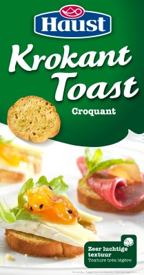 [DV092] Toast Croustillant Emballage De Vente Au Détail Haust 12X100G Dvfoods