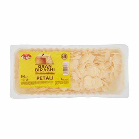 Parmesan Geschaafd 0,5Kg Gran Biraghi (Gele/Wit Verpakt)