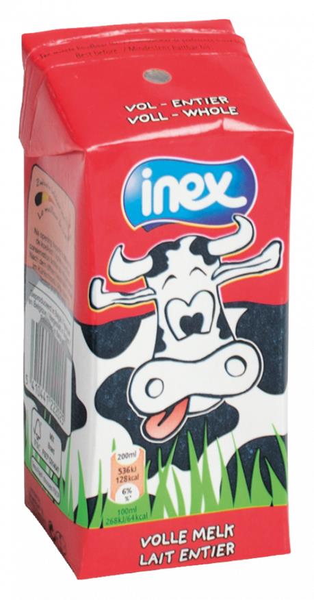 [004406] Inex Volle Melk  Brick 24X0,20L