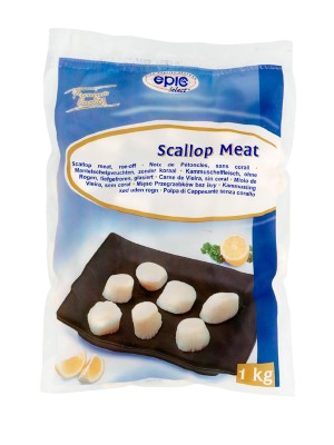 [6128] Noix De Saint-Jacques Sans Corail U10 1Kg Usa