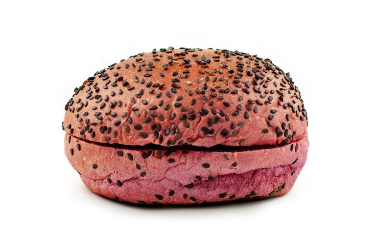 [LA806] La Streetfood Beetroot Brioche Bun 11,5Cm 48X70G