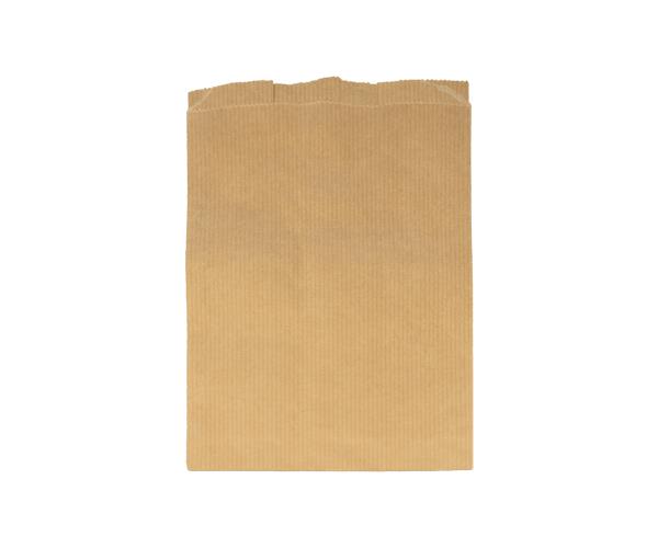 Pistoletzakken 6P Bruine Gelijnde Kraft Blanco 100St