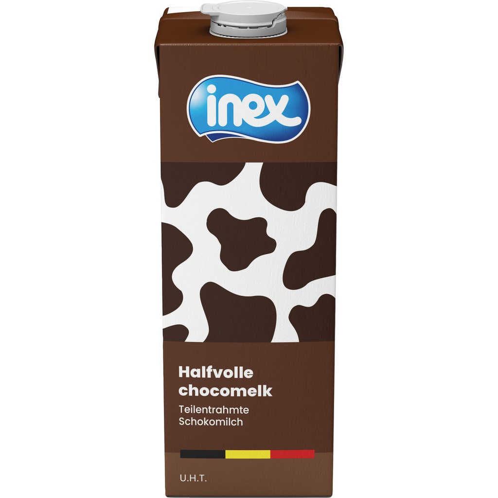 Inex Chocomelk Halfvol Brick 1L