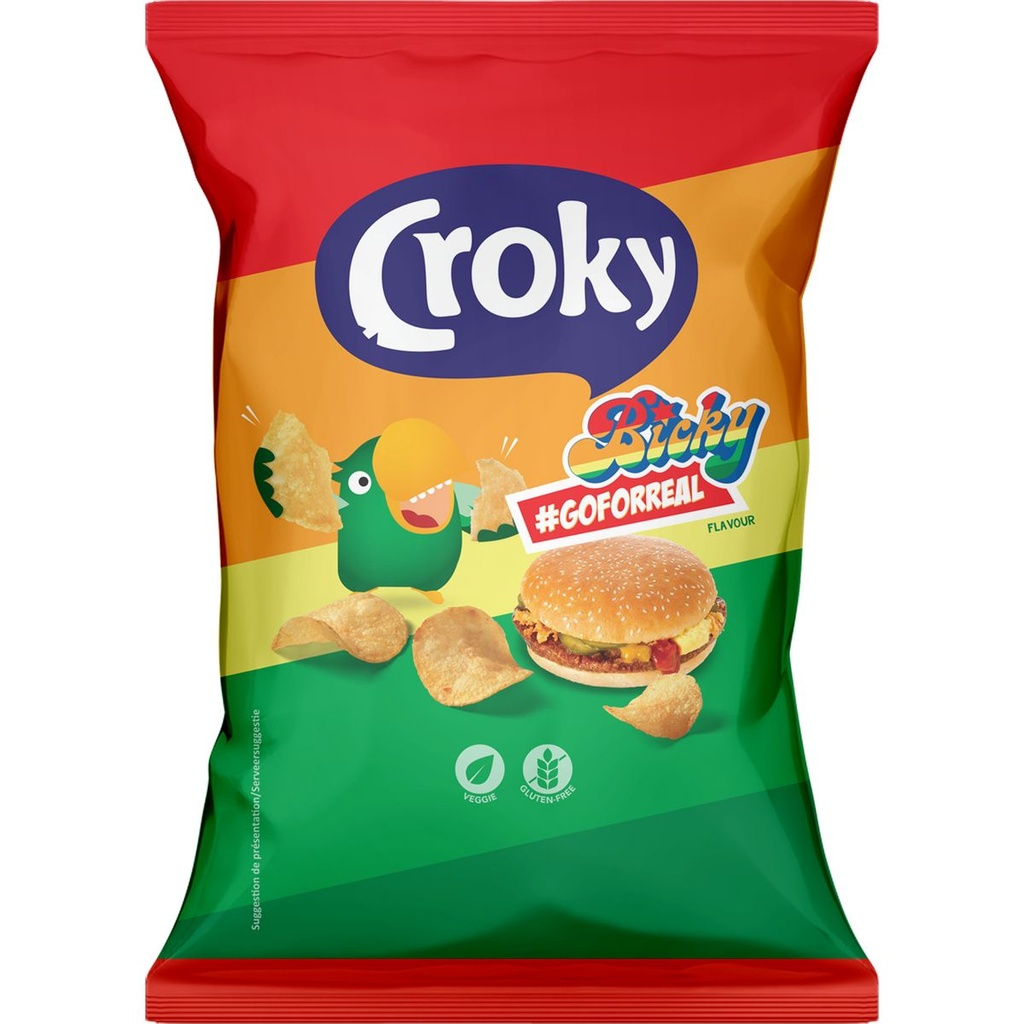 Chips Croky Bicky 150G