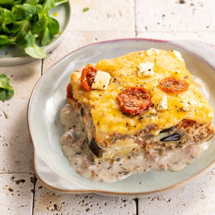 [2346001] Moussaka Van De Chef 3.2Kg Pr/Kg  + Leeggoed 15€