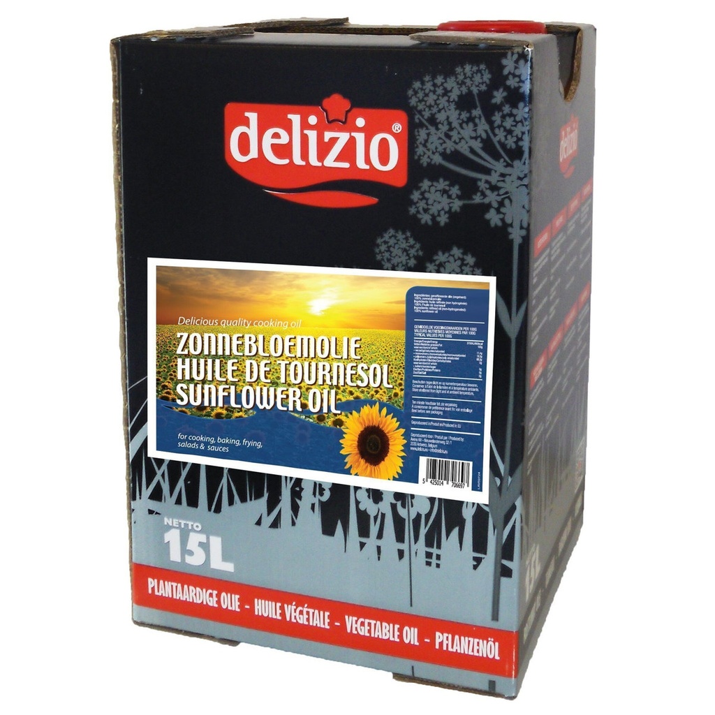 Delizio Zonnebloemolie 15L