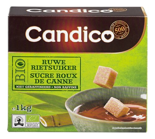 [5935] Flo Fairtrade Ruwe Rietsuikerklontjes 1Kg