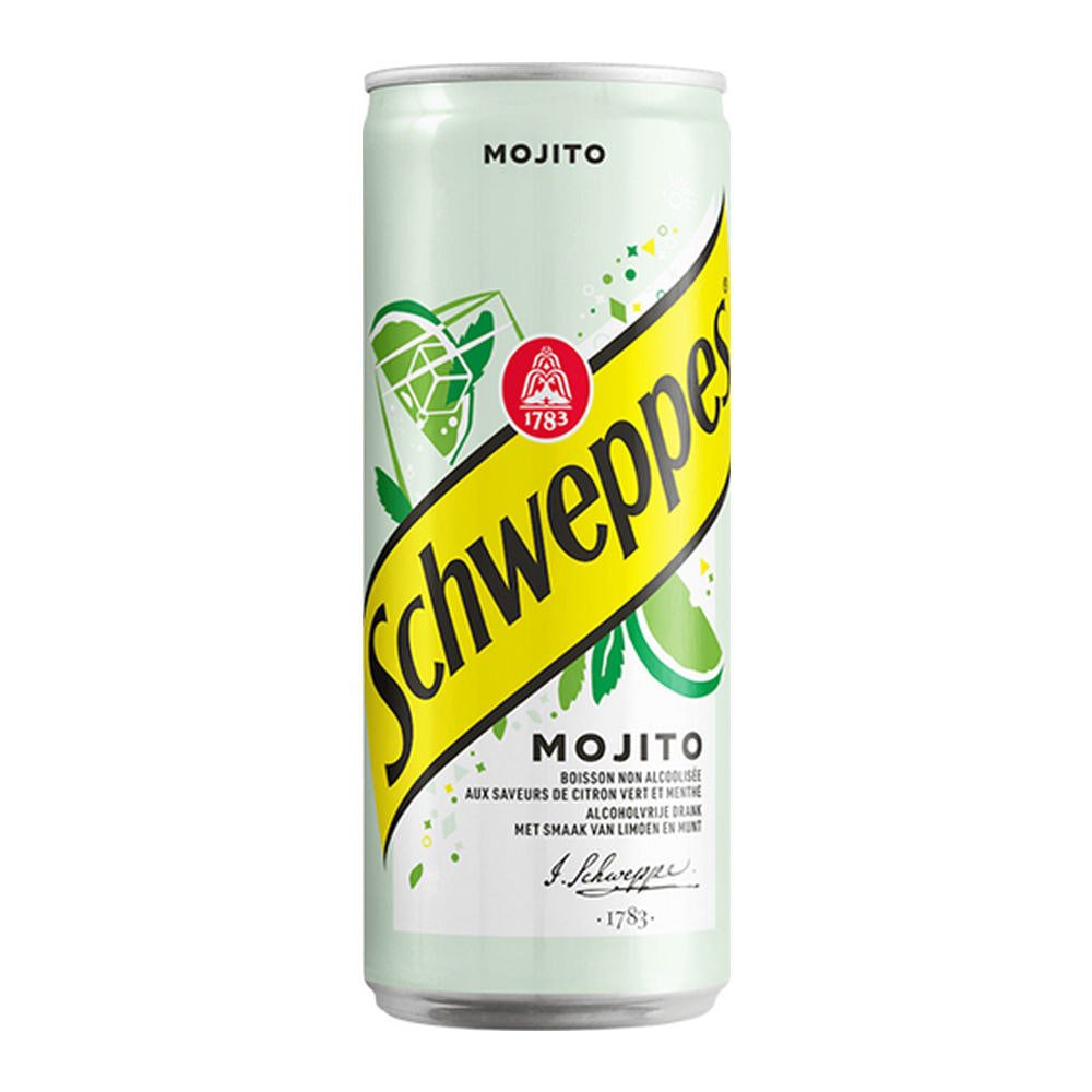 [65198] Schweppes Mojito Alcoholvrij 24X33Cl Blik