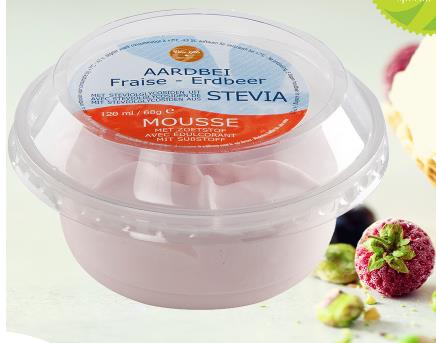 Van Gils Mousse Cup Stevia Fraises 12X120Ml
