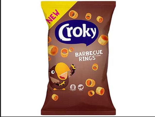 [19796] Chips Croky Rings Barbecue 100G