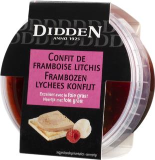 [185201] Didden Frambozen Lychees Konfijt 1,5Kg