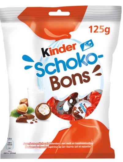 [039140] Kinder Schokobons 16X 125G