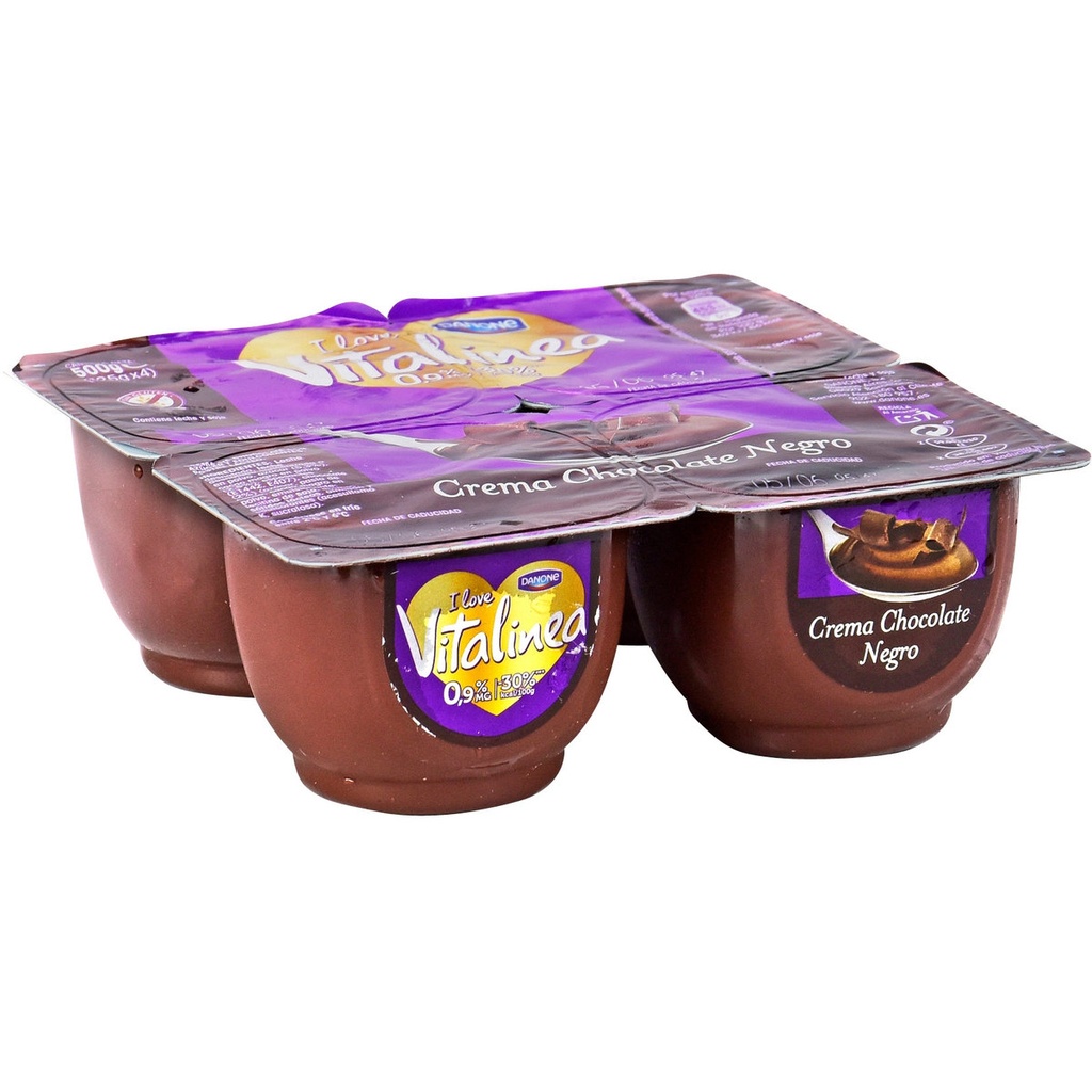 [461380] Danone Vitalinea Roomdessert Chocolade 120G