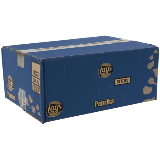 [792] Chips Paprika 20X40G Lays