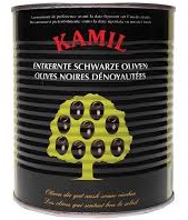 Olijven Zwarte Ontpit 850G 30/33 Kamil