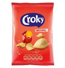 [1018] Chips Croky Zout Naturel 20X40G