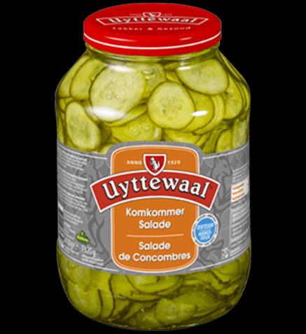 [1846] Komkommersalade (Schijfjes Zf.) 2.55Kg Uyttewaal