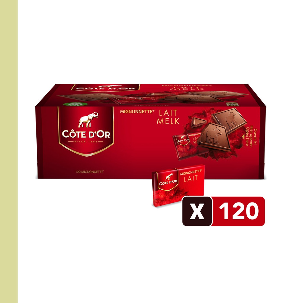 Cote D'Or - Mignonette Chocolat Au Lait - 120 Pcs