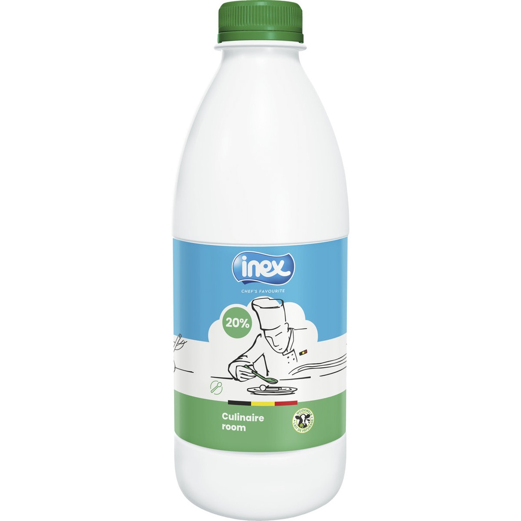 [006010] Inex Crème Culinaire Gastronom 1L 20% Plastique