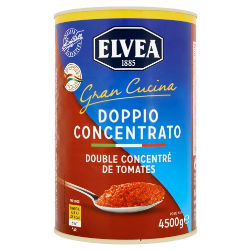 Double Concentré De Tomates 28/30 5L Elvea!!!